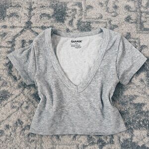 Garage Stacie Seamless V Neck Tee
